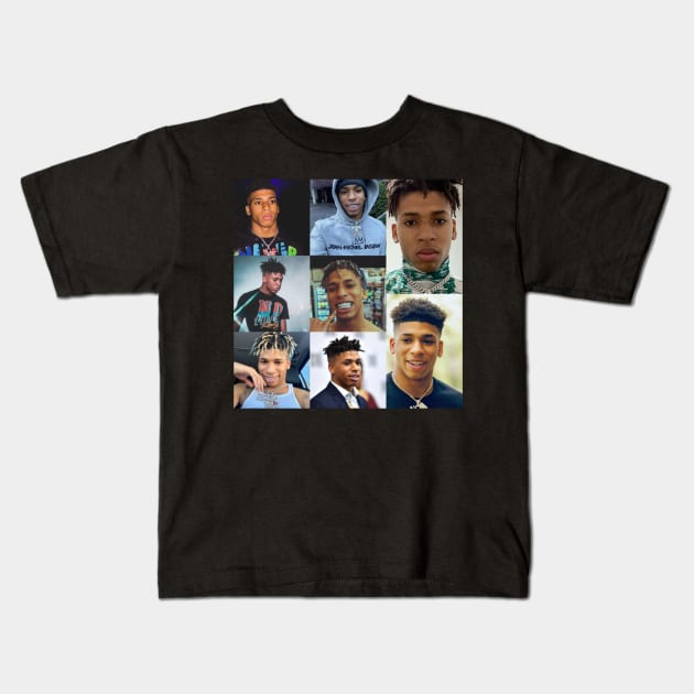 NLE Choppa Kids T-Shirt by jhalfacrelange